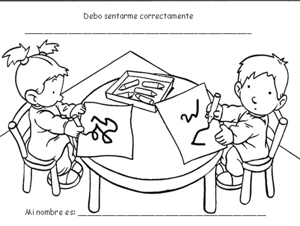 Dibujo de reglas de convivencia para colorear - Imagui Dibujo de reglas de convivencia para colorear - Imagui