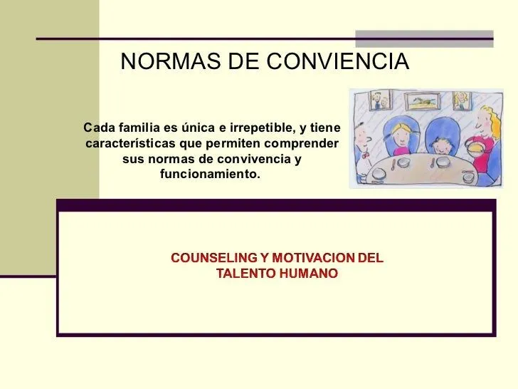 Normas de convivencia