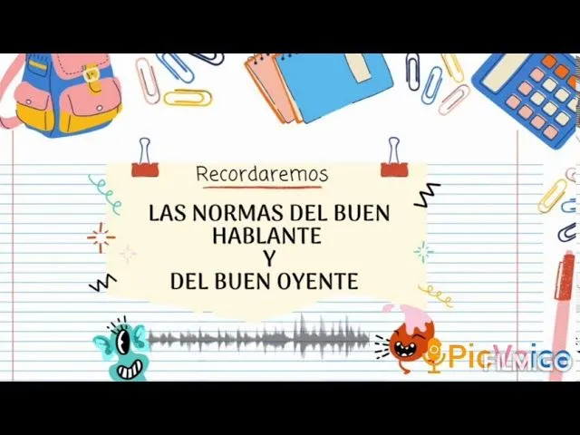 Normas del Buen Hablante y del Buen Oyente - YouTube