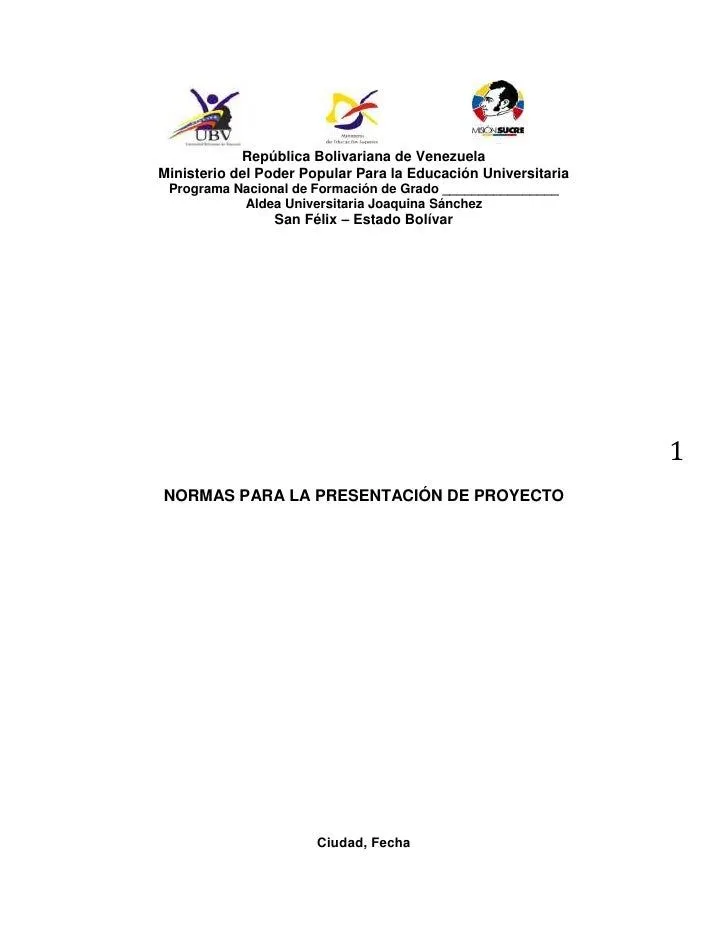 Normas para la presentación de trabajos de investigación Normas para la presentación de trabajos de investigación