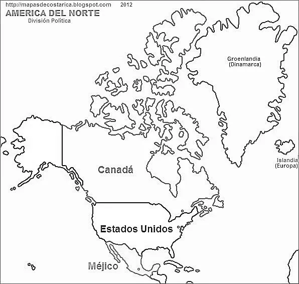 NORTEAMERICA, Subcontinente de America | MAPAS DE NORTEAMERICA, Subcontinente de America | MAPAS DE