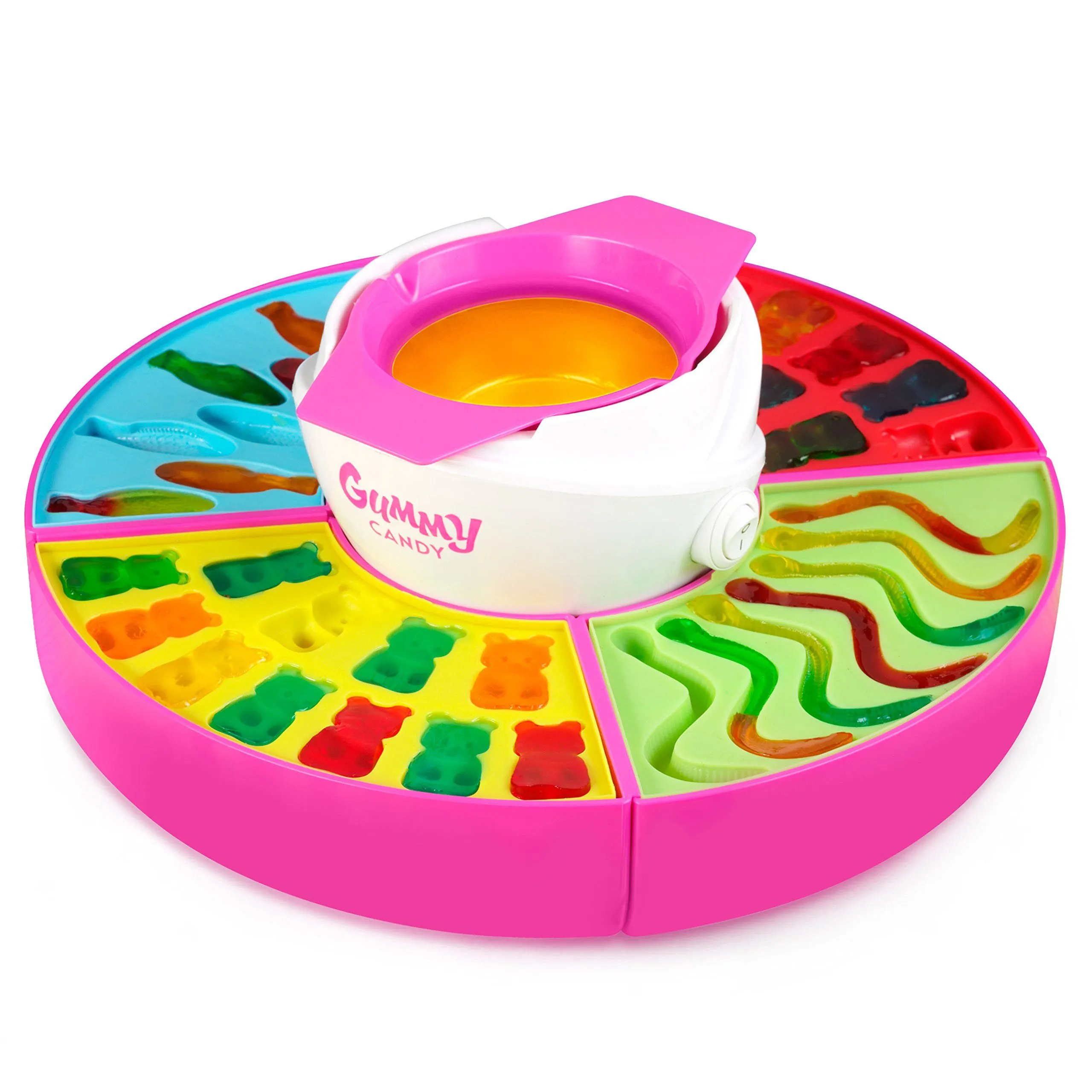 Nostalgia Máquina eléctrica de gomitas, máquina de dulces con moldes de oso, pescado y gusano, prueba con tu propio aceite de CBD, rosa : Amazon.com.mx: Hogar y Cocina Nostalgia Máquina eléctrica de gomitas, máquina de dulces con moldes de oso, pescado y gusano, prueba con tu propio aceite de CBD, rosa : Amazon.com.mx: Hogar y Cocina