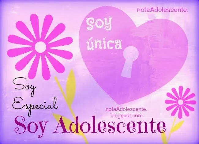 Nota Adolescente. Reflexiones Cortas: Palabras para una chica ...