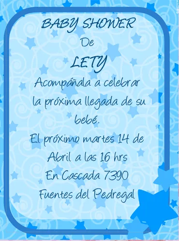 Nota agradecimiento baby shower - Imagui