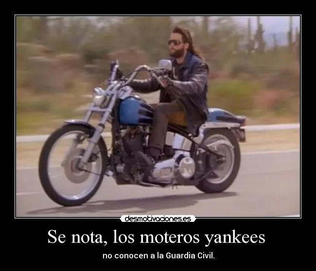 Se nota, los moteros yankees | Desmotivaciones Se nota, los moteros yankees | Desmotivaciones