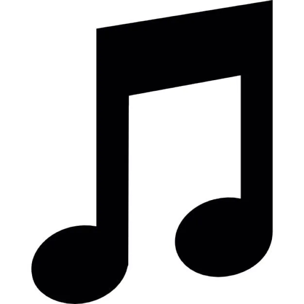 Nota de la música, iOS símbolo interfaz 7 | Descargar Iconos gratis