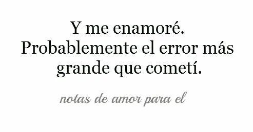 NOTAS DE AMOR