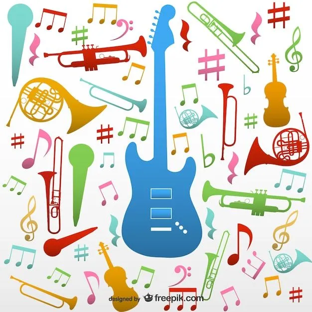 Notas Musicales De Colores | Fotos y Vectores gratis Notas Musicales De Colores | Fotos y Vectores gratis