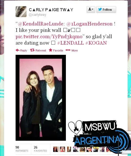 NOTICIAS DE BIG TIME RUSH: LOGAN TIENE NOVIA... NOTICIAS DE BIG TIME RUSH: LOGAN TIENE NOVIA...