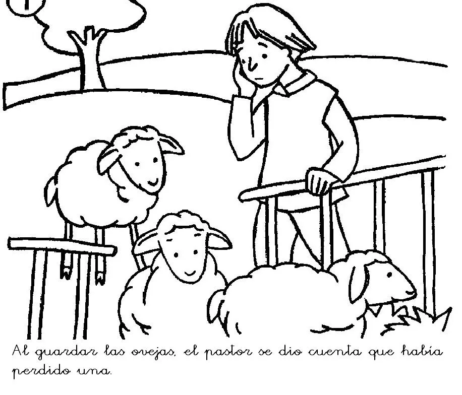 BUENAS NOTICIAS PARA LOS NIÑOS: LA OVEJA PERDIDA BUENAS NOTICIAS PARA LOS NIÑOS: LA OVEJA PERDIDA