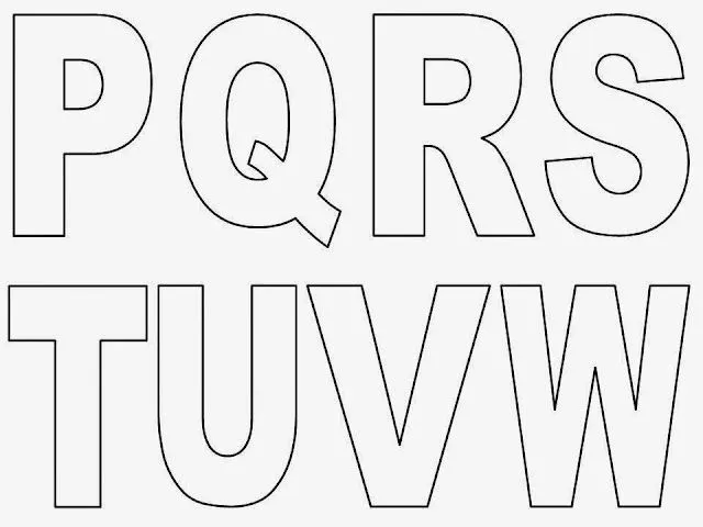 Notícias Ponto Com : MOLDES DE LETRAS ALFABETO VAZADAS PARA EVA ...