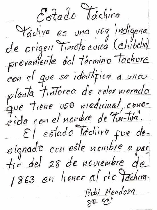 NOTILIDER: Sobre el Estado Táchira