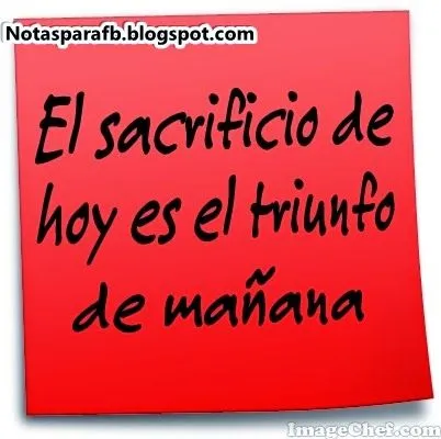Notita motivadora para compartir | Notas ImageChef