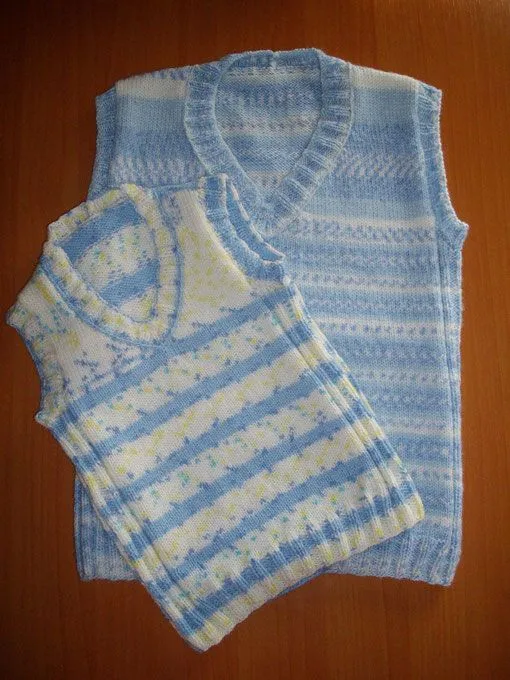 Chalecos de bebés tejidos - Imagui