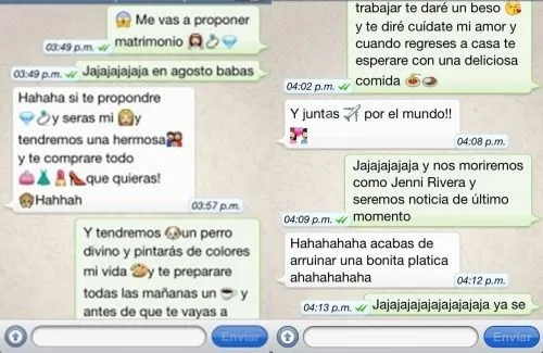 Mi novia es la mejor para arruinar conversaciones... | Me llaman ... Mi novia es la mejor para arruinar conversaciones... | Me llaman ...
