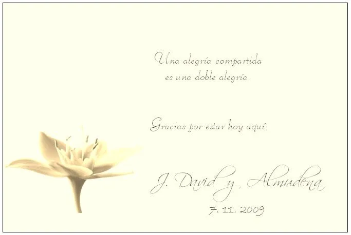 Novias y mucho más: Frases que puedes poner en la Tarjeta de ... Novias y mucho más: Frases que puedes poner en la Tarjeta de ...