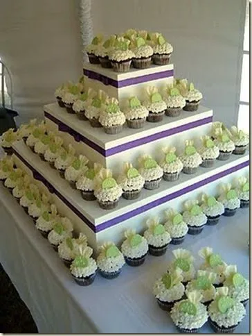 Novias y más: Pasteles de boda 2012