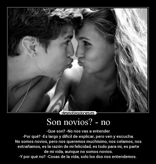 Son novios? - no | Desmotivaciones