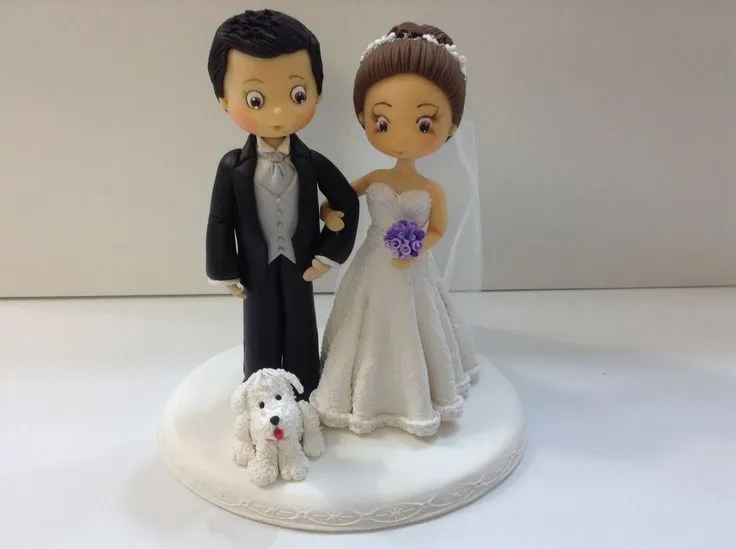 Novios de pasta flexible para bodas y despedidas! | BISUTERIA ... Novios de pasta flexible para bodas y despedidas! | BISUTERIA ...