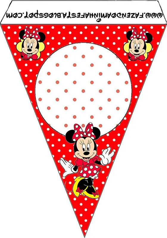 Novos Rótulos no Kit Completo Minnie Vermelha! - Fazendo a Minha Festa