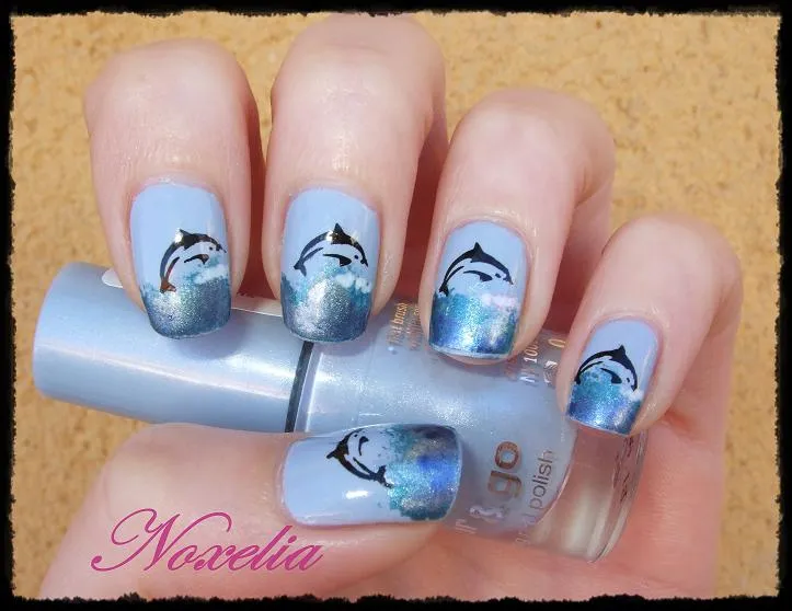 Noxelia: Stamping nail art: Reto 2013: Día 9. Look de uñas Nº 82