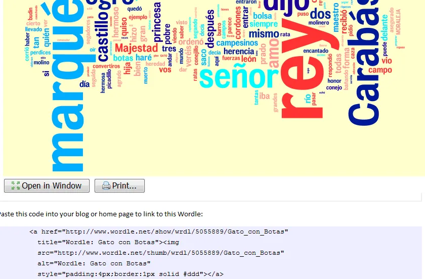 En la nube TIC: Nubes de palabras con Wordle En la nube TIC: Nubes de palabras con Wordle