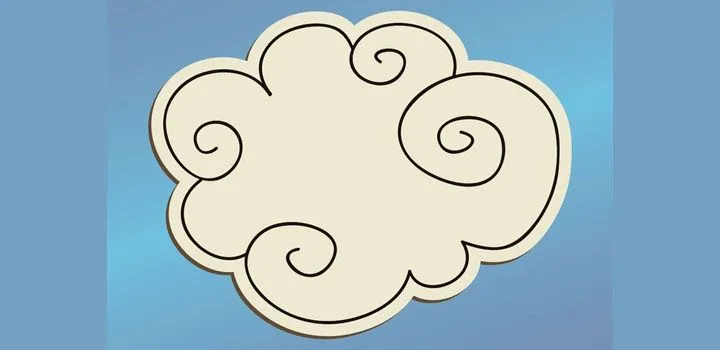 Nubes vectorizadas gratis - Imagui