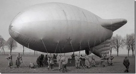 Siempre en las nubes: Los globos aerostaticos en la guerra