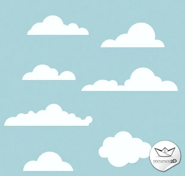 Nubes en vector (Vector Clouds) | Recursos 2D.com Nubes en vector (Vector Clouds) | Recursos 2D.com