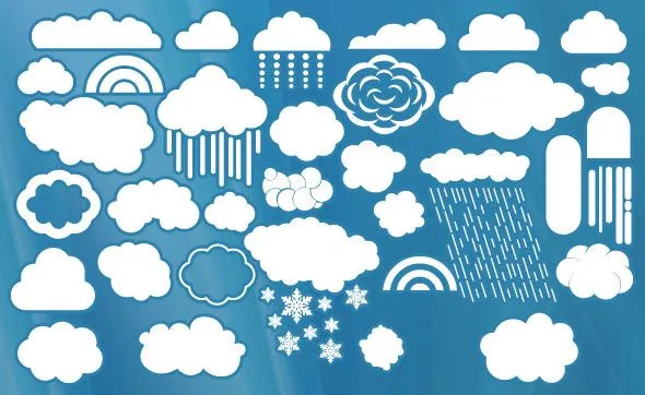 37 Siluetas de Nubes vectorizadas – Puerto Pixel | Recursos de Diseño 37 Siluetas de Nubes vectorizadas – Puerto Pixel | Recursos de Diseño