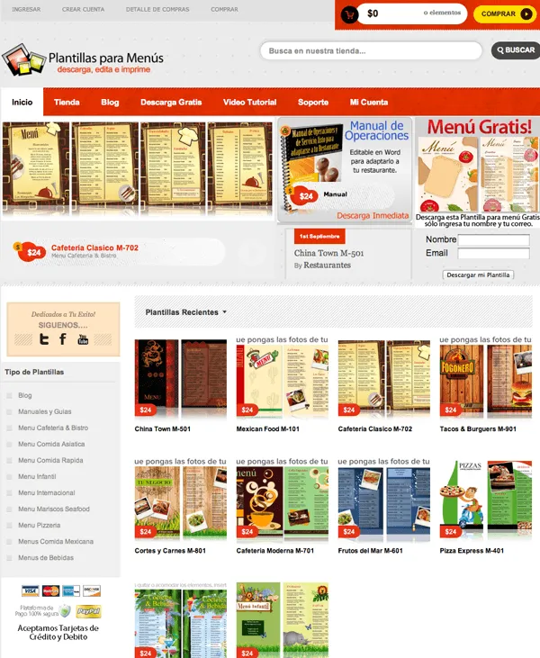 NUEVO!! Plantillas Para Menu de Restaurantes | Menus de ... NUEVO!! Plantillas Para Menu de Restaurantes | Menus de ...