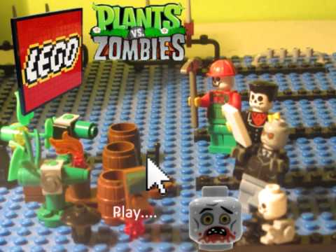 Plants vs zombies lego - Imagui