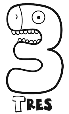 COLOREA TUS DIBUJOS: Los numeros para colorear COLOREA TUS DIBUJOS: Los numeros para colorear