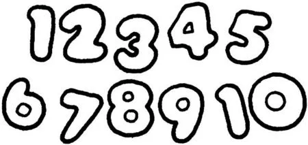 Ciclo Escolar: Los numeros - Dibujos para colorear Ciclo Escolar: Los numeros - Dibujos para colorear
