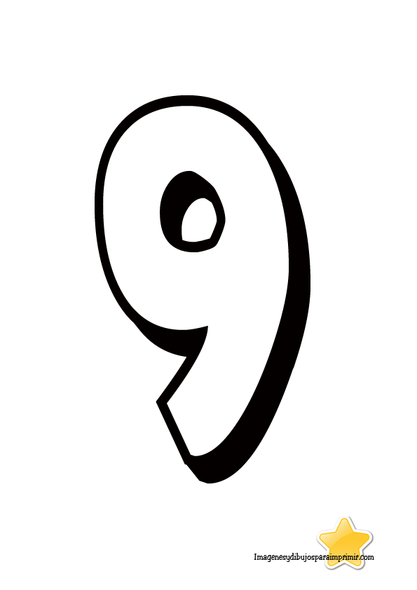 Numero para imprimir grandes - Imagui