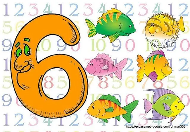 Números del 1 al 10 ” mundo animal” para niños con números láminas ...
