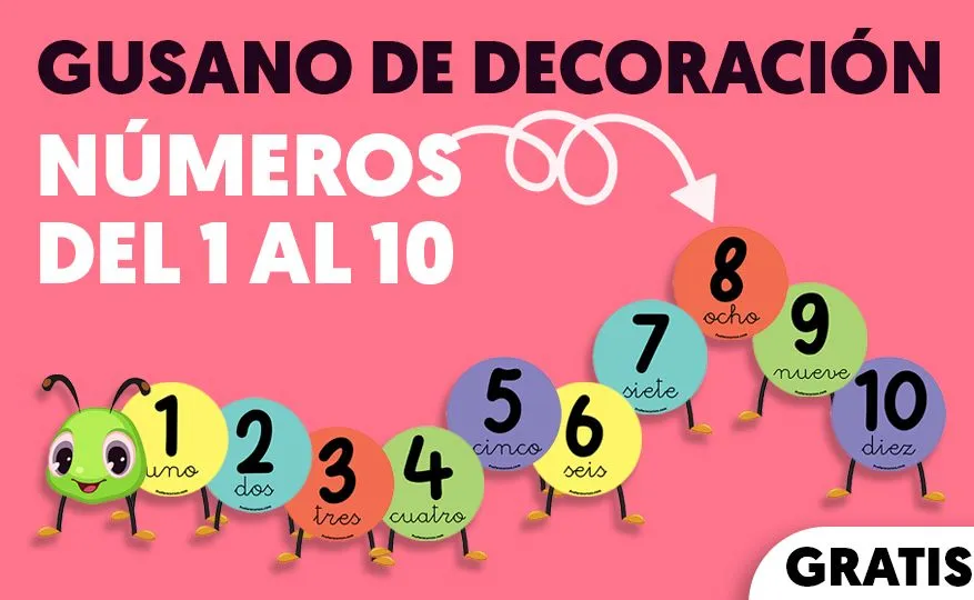 Los números del 1 al 10 para Niños | MATERIAL para IMPRIMIR Los números del 1 al 10 para Niños | MATERIAL para IMPRIMIR