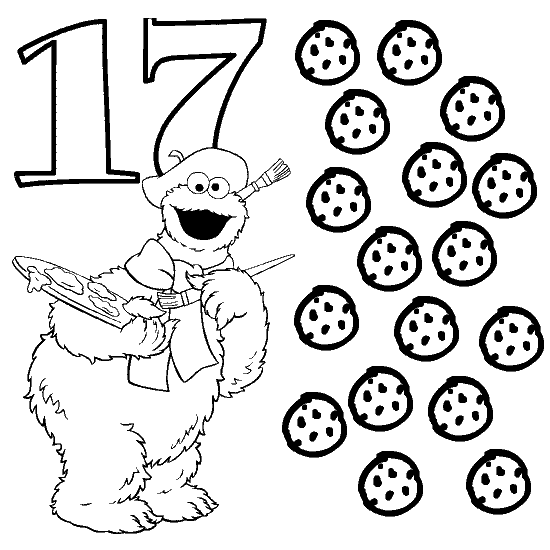 Número 19 para colorear - Imagui