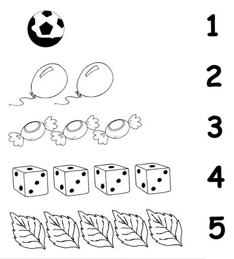 numeros del 1 al 5