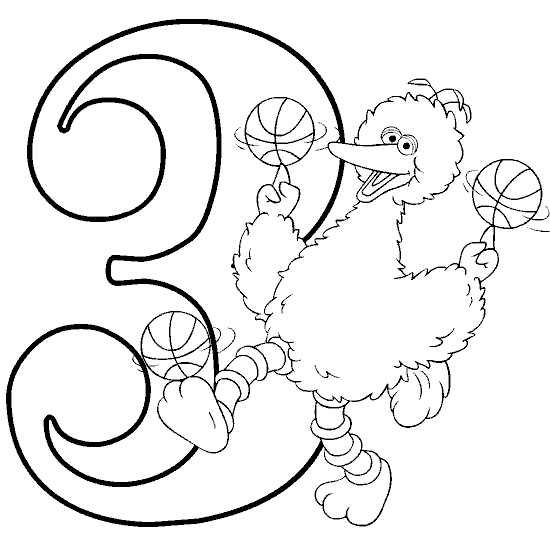 jardin dibujos para pintar maestras de kinder numeros de barrio sesamo ...
