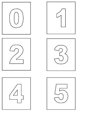 Moldes de numeros para imprimir y recortar - Imagui Moldes de numeros para imprimir y recortar - Imagui