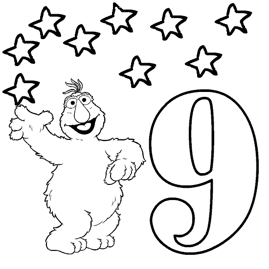 Numeros para colorear del 1 al 20 - Imagui