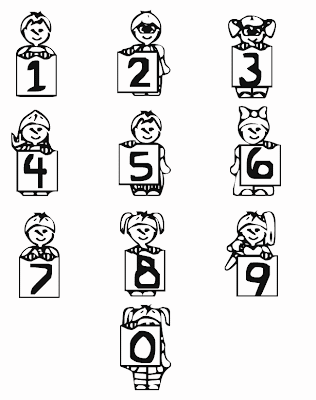 El rincon de la infancia: ♥Números para pintar El rincon de la infancia: ♥Números para pintar