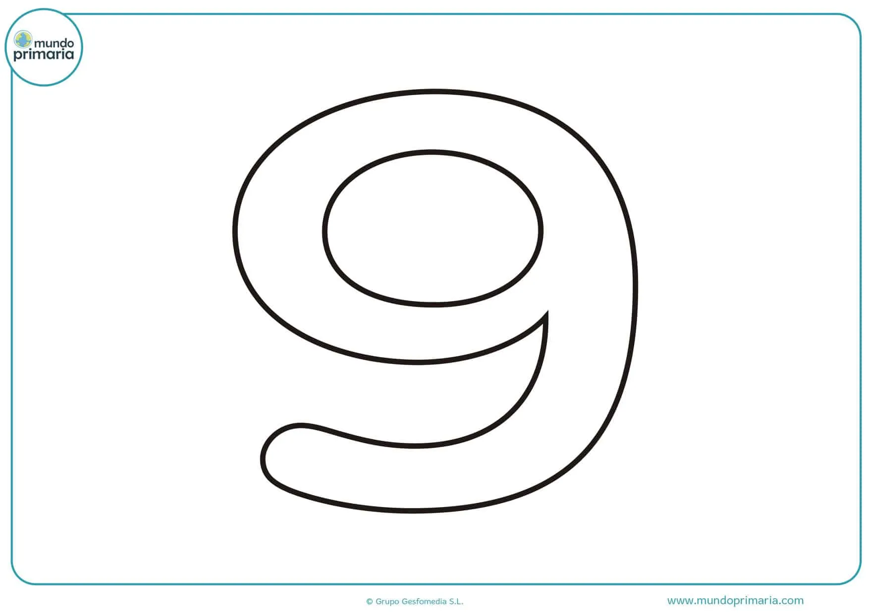 Números para Colorear (Dibujos listos para imprimir)