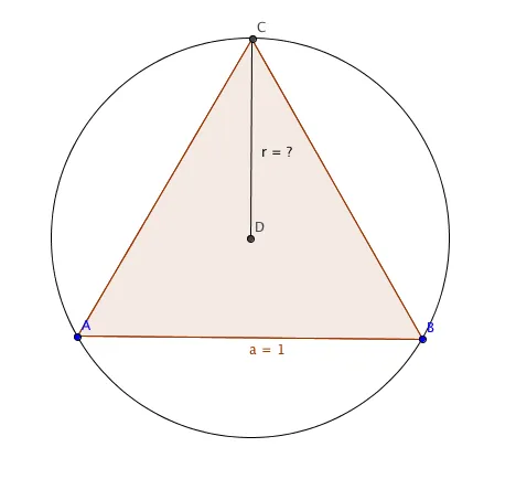 NÚMEROS ELEGANTES: Triángulo inscrito en circunferencia NÚMEROS ELEGANTES: Triángulo inscrito en circunferencia