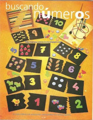 Numeros en foami - Imagui
