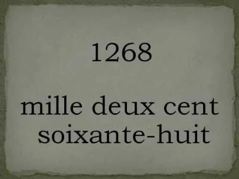 Números franceses 1000-2000 - YouTube