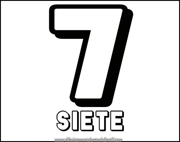Numeros para colorear 2012 - Imagui
