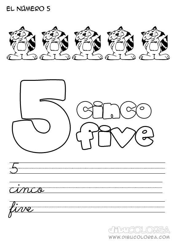 Números en inglés del 1 al 10 para colorear - Imagui Números en inglés del 1 al 10 para colorear - Imagui