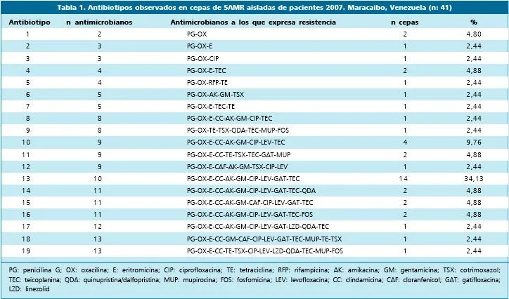 Revista chilena de infectología - Tipificación molecular y ...